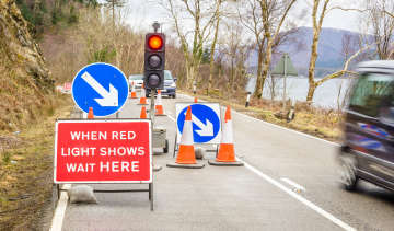 Red traffic light
