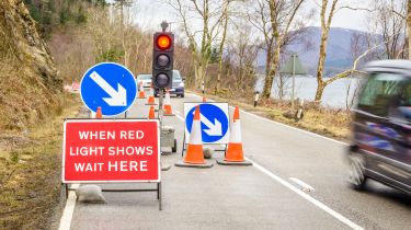 Red traffic light