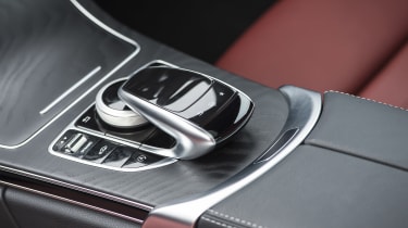 Mercedes C-Class Coupe - infotainment controls