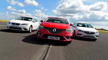 Renault Megane vs SEAT Leon vs Vauxhall Astra