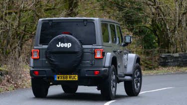 Used Jeep Wrangler Mk4 - rear action