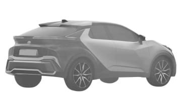 Toyota Small SUV patent image - rear angled facing right