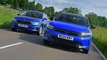 Skoda Fabia and Vauxhall Corsa - front tracking