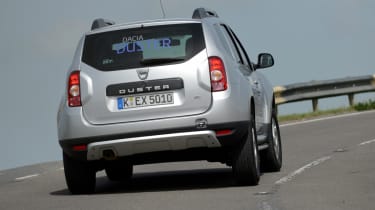 Dacia Duster rear cornering