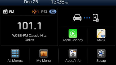 Hyundai Apple Carplay system