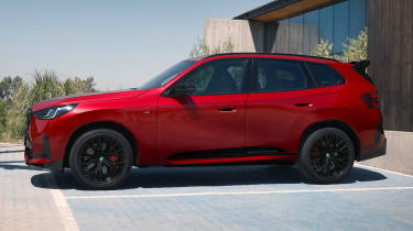 BMW X3 M Performance Parts - red side profile