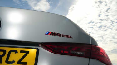 BMW M4 CSL - rear &#039;M4 CSL&#039; badge