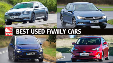 Best used family cars header