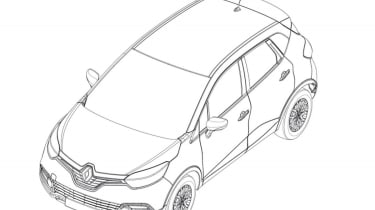 Renault Captur patent drawings front