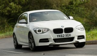 BMW M135i front cornering