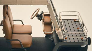 New Amble One electric buggy - seat and front storage