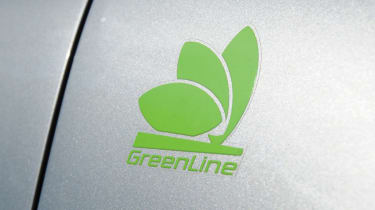 Skoda Yeti GreenLine badge
