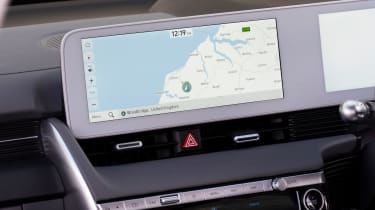 Toyota bZ4X vs Volkswagen ID.4 vs Hyundai Ioniq 5: Hyundai Ioniq 5 infotainment screen