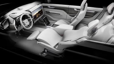 Volvo C26 Concept seats with large screen