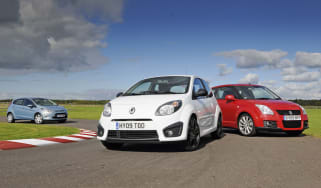 The rivals meet at the track