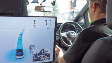 self driving Nissan Leaf Mk2 Alastair Crooks