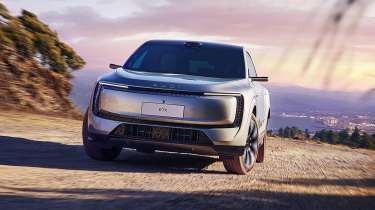 AUDI E7X (grey) - front cornering