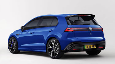 VW Golf R rendering - rear