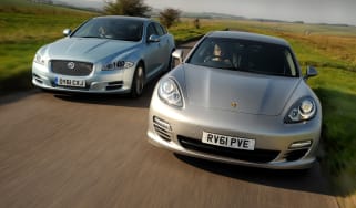 Porsche Panamera diesel vs Jaguar XJ
