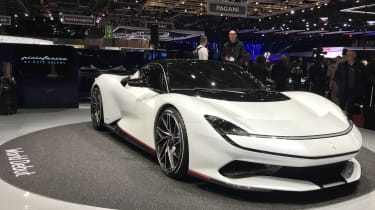 Pininfarina Battista at Geneva Motor Show 2019 white