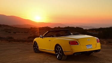 Bentley Continental GT V8 S Convertible - roof down