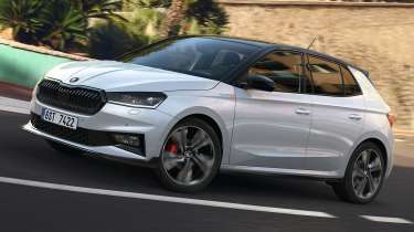 Skoda Fabia 130 - front cornering