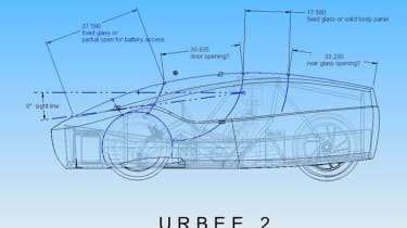Blueprint of the Urbee 2