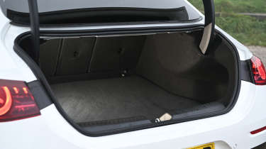 New Mercedes CLA being tested in the UK - boot 