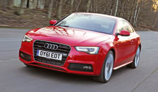 Audi A5 2.0 TFSI Coupe front tracking