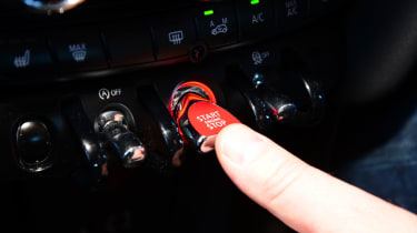 MINI Cooper 5-door long-termer - starter button
