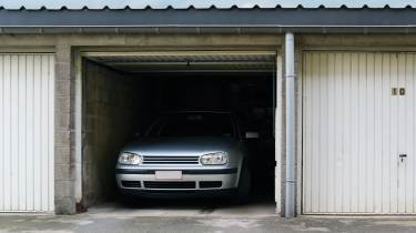 SORN car sat in the garage