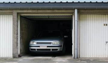 SORN car sat in the garage