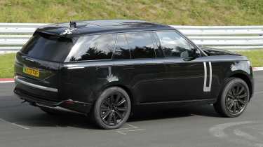 Range Rover Electric Nurburgring testing - rear angled