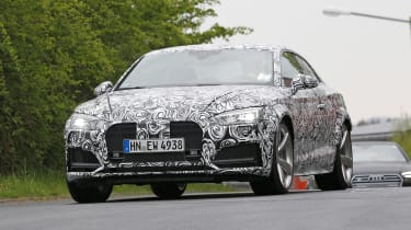 New Audi RS5 spied - front