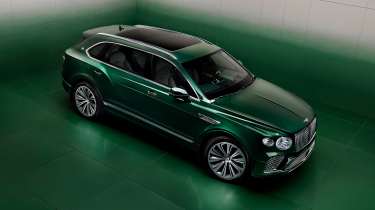 Bentley Bentayga Atelier Edition (Light Emerald) - front 3/4 static