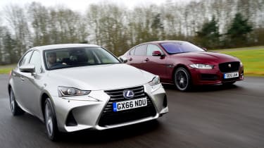 Lexus IS vs Jaguar XE - header