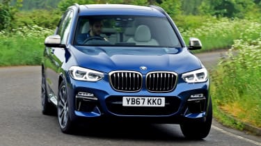 BMW X3 M40i - front cornering