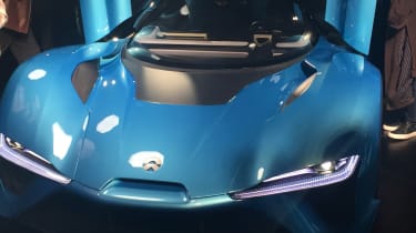NextEV NIO EP9 electric hypercar - full front reveal