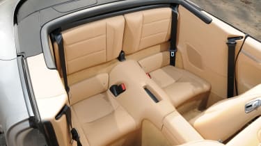 Porsche 911 Carrera S Cabriolet rear seats