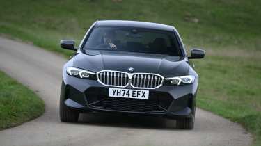 BMW 330e - front cornering