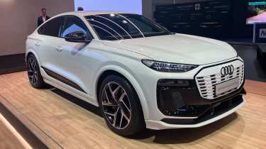 Audi Q6 Sportback e-tron at Paris Motor Show 2024 - front static