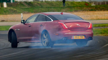 Jaguar XJR saloon drift rear