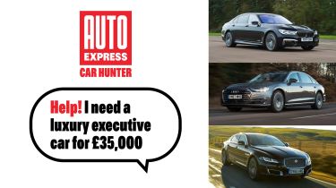 Used Car Hunter - luxury saloons, header image  