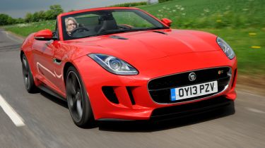 Jaguar F-Type front action