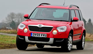 Skoda Yeti front cornering
