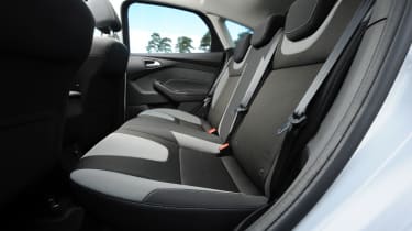 Ford Focus 1.6 TDCi Zetec rear seats