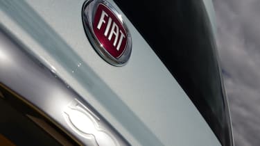 Fiat 500 Hybrid - tailgate badge