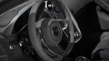McLaren 570S steering wheel