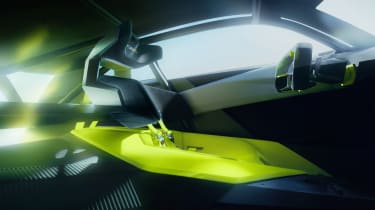 Vauxhall Corsa GSE Vision Gran Turismo concept render cabin