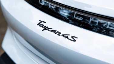 Used Porsche Taycan - rear badge